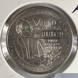 2022 P Nina Otero-Warren American Women Quarter Philadelphia Mint AU Coin 0073